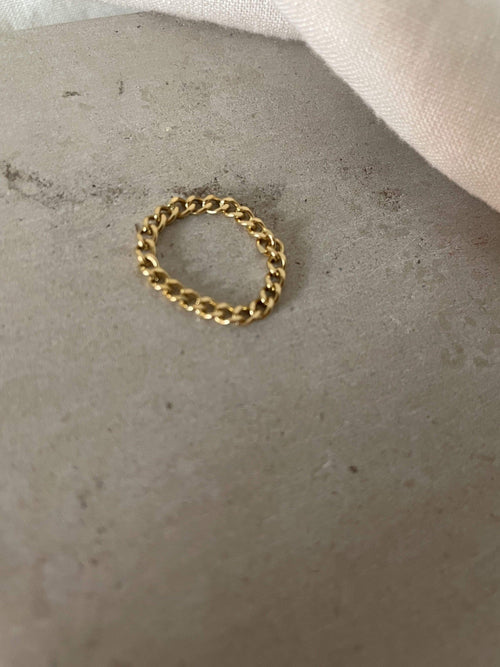 Chain Link Gold Ring