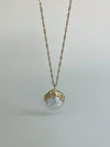 gold chain pearl necklace