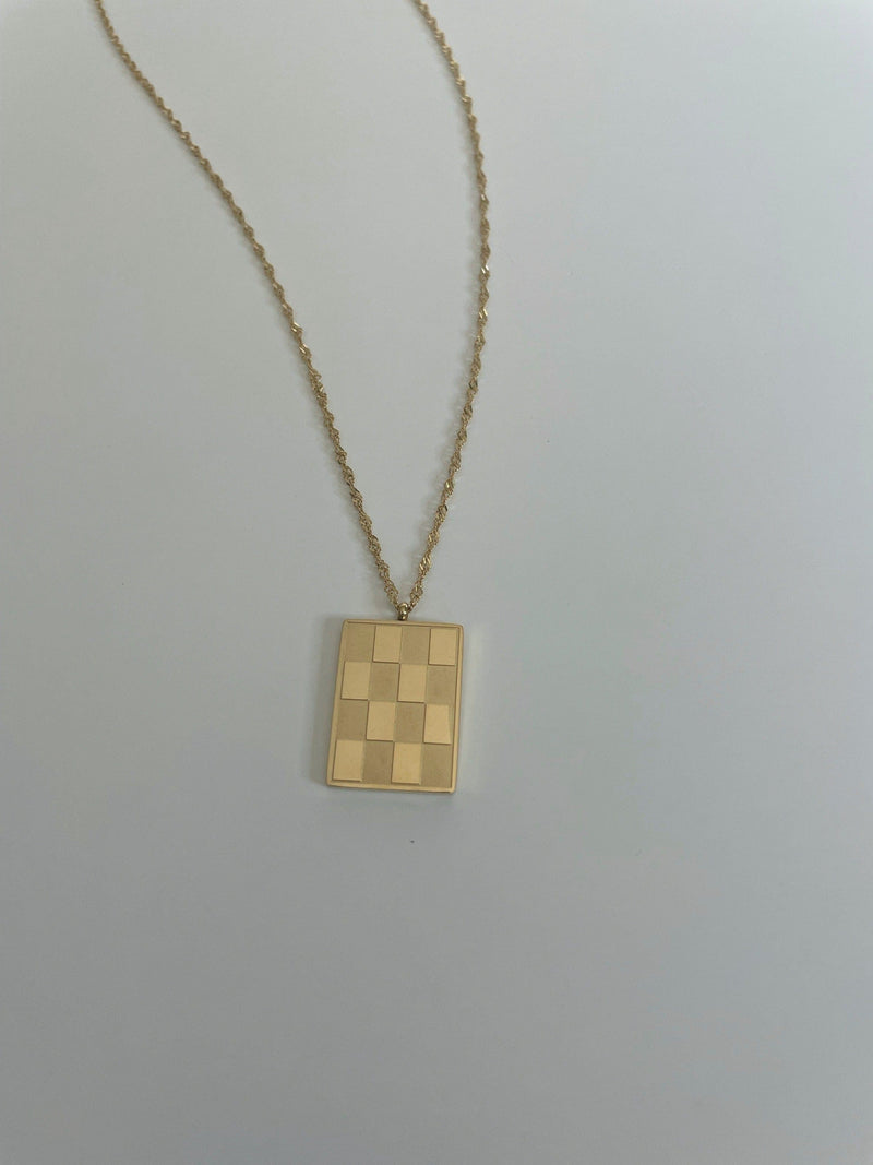 Checkerboard Necklace